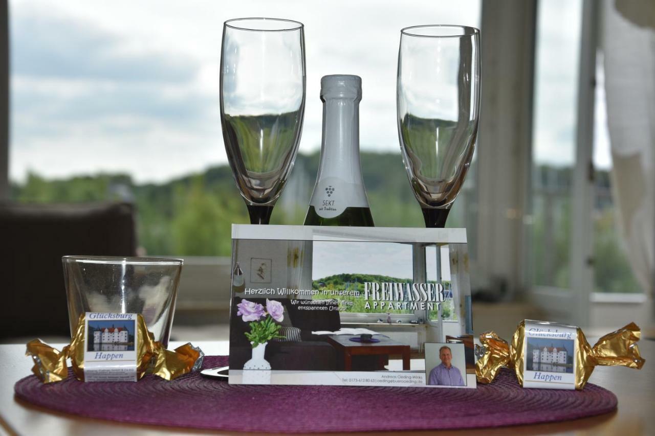 Freiwasser Appartment Glücksburg Buitenkant foto